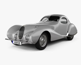 Talbot Lago T150 SS Figoni et Falaschi Teardrop coupe 1938 3D model