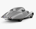 Talbot Lago T150 SS Figoni et Falaschi Teardrop cupé 1938 Modelo 3D vista trasera