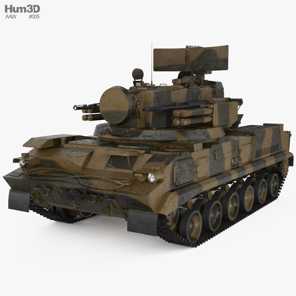 2K22 Tunguska 3D-Modell