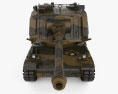 AMX-30 AuF1 Modello 3D vista frontale