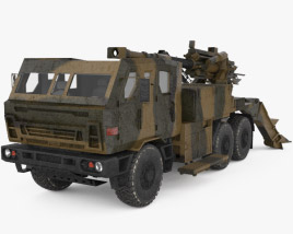 ATMOS 2000 Self-propelled Gun 3D-Modell