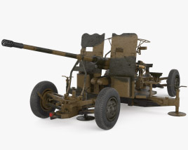 57 mm S-60 Modello 3D