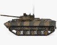 BMD-4 3d model side view