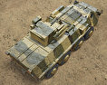 BTR-4 3D模型 顶视图