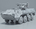BTR-4 3D模型 clay render