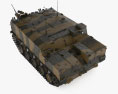 BTR-MD Rakushka 3Dモデル top view