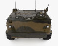 BTR-MD Rakushka 3D模型 正面图