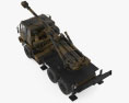 Brutus 155mm self-propelled Howitzer 3Dモデル top view