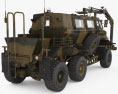Buffalo Mine Protected Vehicle 3d model back view