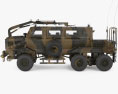 Buffalo Mine Protected Vehicle 3d model side view