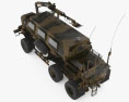 Buffalo Mine Protected Vehicle 3d model top view