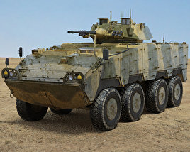 CM-32 Armoured Vehicle 3D-Modell