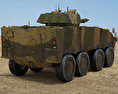CM-32 Armoured Vehicle Modello 3D vista posteriore