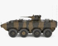 DefTech AV8 3d model side view