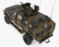 Didgori-2 Special Operations Vehicle 3D 모델  top view
