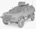 Didgori-2 Special Operations Vehicle 3D模型 clay render