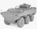 FNSS Pars Modelo 3D clay render