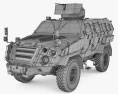 First Win Infantry Mobility Vehicle 3D模型 wire render