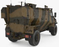 Force Protection Ocelot 3d model back view