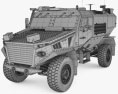 Force Protection Ocelot 3d model wire render