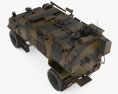 Force Protection Ocelot 3d model top view