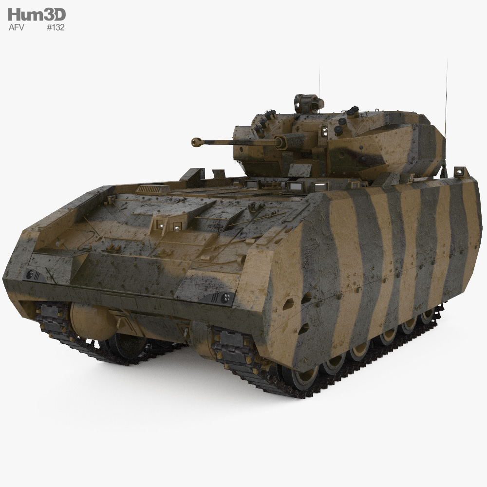 Hunter AFV 3D 모델 