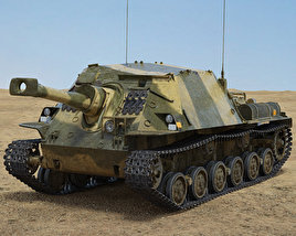 Infanterikanonvagn 103 Modello 3D