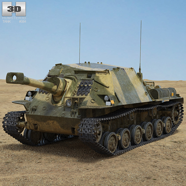 Infanterikanonvagn 103 3D model