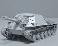 Infanterikanonvagn 103 3D модель clay render