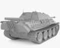 Jagdpanther Винищувач танків 3D модель