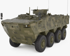 K808 Armored Personnel Carrier 3D модель