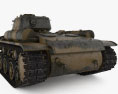 KV-1S Modelo 3D