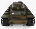 KV-1S Modelo 3D vista frontal
