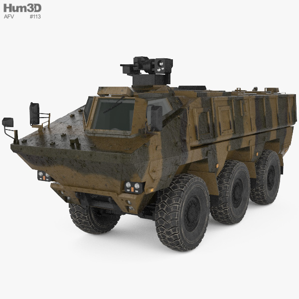 KamAZ-63969 Typhoon 3D model