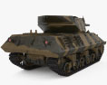 M10 Wolverine Tank Destroyer 3d model back view