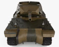 M10 Wolverine Винищувач танків 3D модель front view