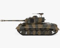 M26 Pershing 3d model side view