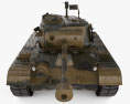 M26 Pershing 3d model front view