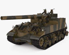 M40 Gun Motor Carriage 3D model