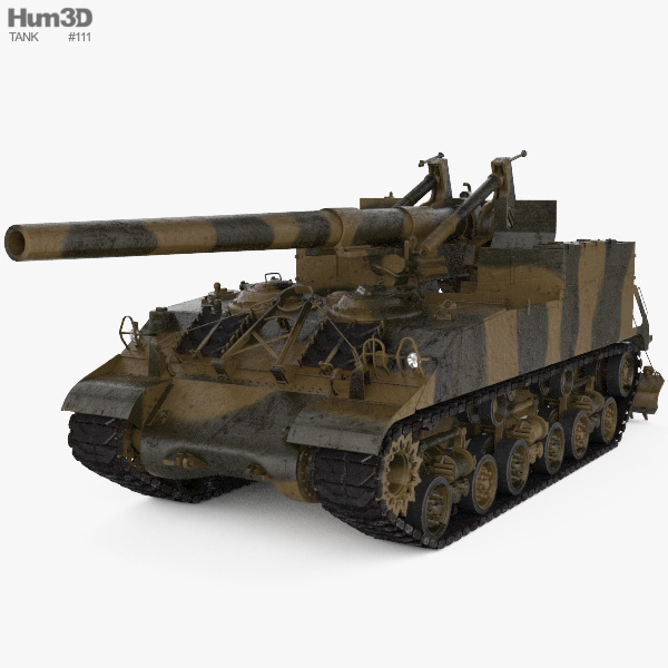 M40 Gun Motor Carriage 3D модель