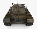 M48 Patton Modello 3D vista frontale