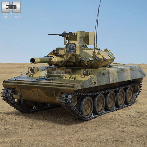 M551 Sheridan 3D model