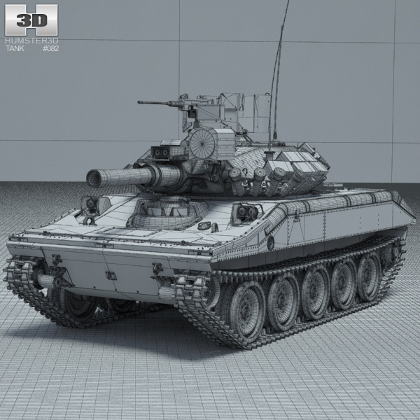 M551 Sheridan 3D model - Military on Hum3D