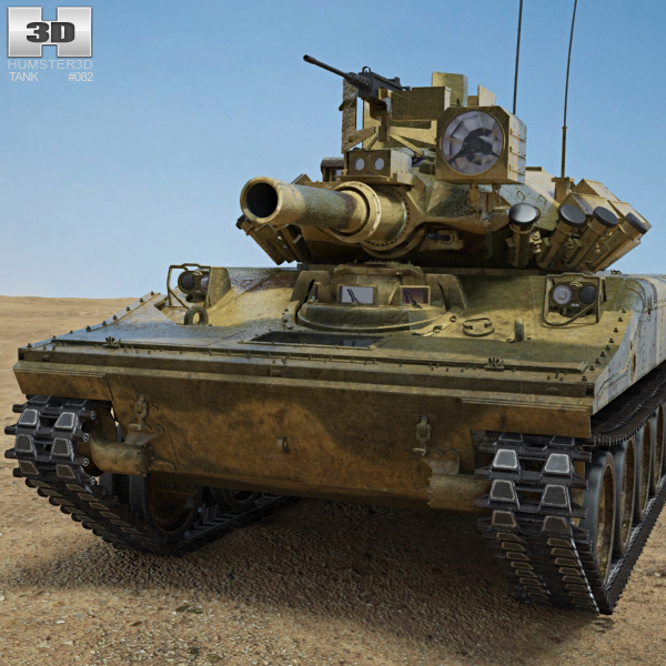 M551 Sheridan 3D model - Military on Hum3D