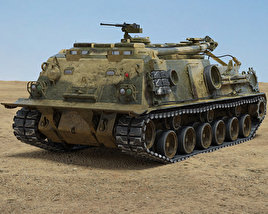 M88 Armored Recovery Vehicle Modelo 3D