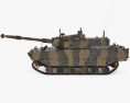 Kaplan MMWT Tank Modelo 3d vista lateral