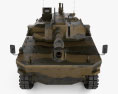 Kaplan MMWT Tank Modèle 3d vue frontale