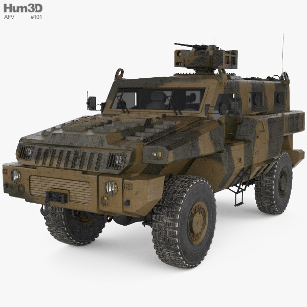 Marauder Armoured Personnel Carrier 3D model