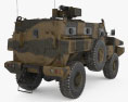 Marauder Armoured Personnel Carrier 3D-Modell Rückansicht