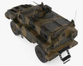 Marauder Armoured Personnel Carrier 3D-Modell Draufsicht